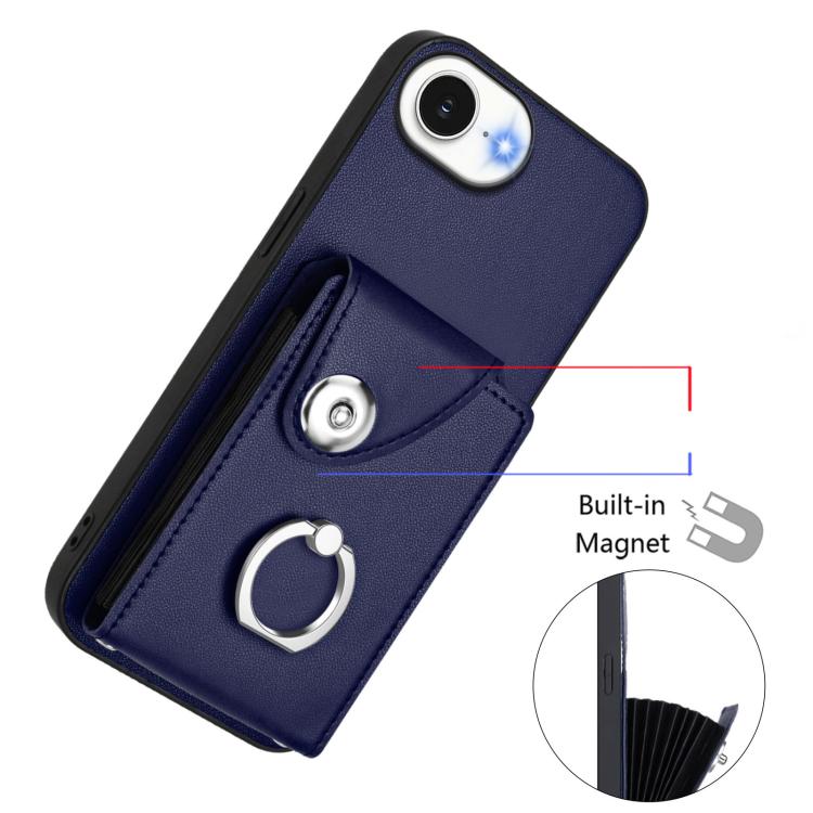 Organ Card Bag Ring Holder Phone Case, For iPhone 17 Pro Max, For iPhone 17 Pro, For iPhone 17, For iPhone Air