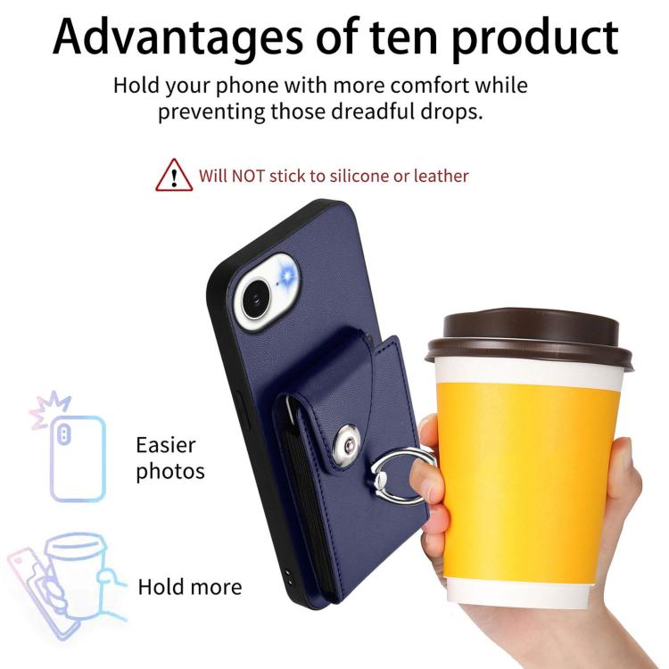 Organ Card Bag Ring Holder Phone Case, For iPhone 17 Pro Max, For iPhone 17 Pro, For iPhone 17, For iPhone Air