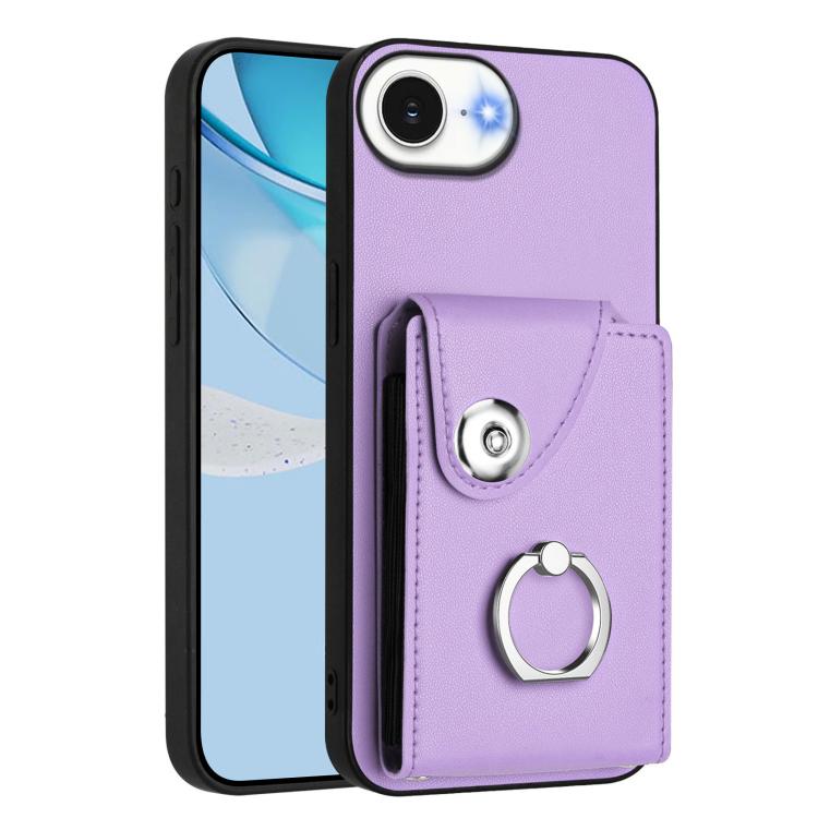 Organ Card Bag Ring Holder Phone Case, For iPhone 17 Pro Max, For iPhone 17 Pro, For iPhone 17, For iPhone Air