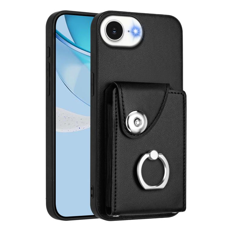 Organ Card Bag Ring Holder Phone Case, For iPhone 17 Pro Max, For iPhone 17 Pro, For iPhone 17, For iPhone Air