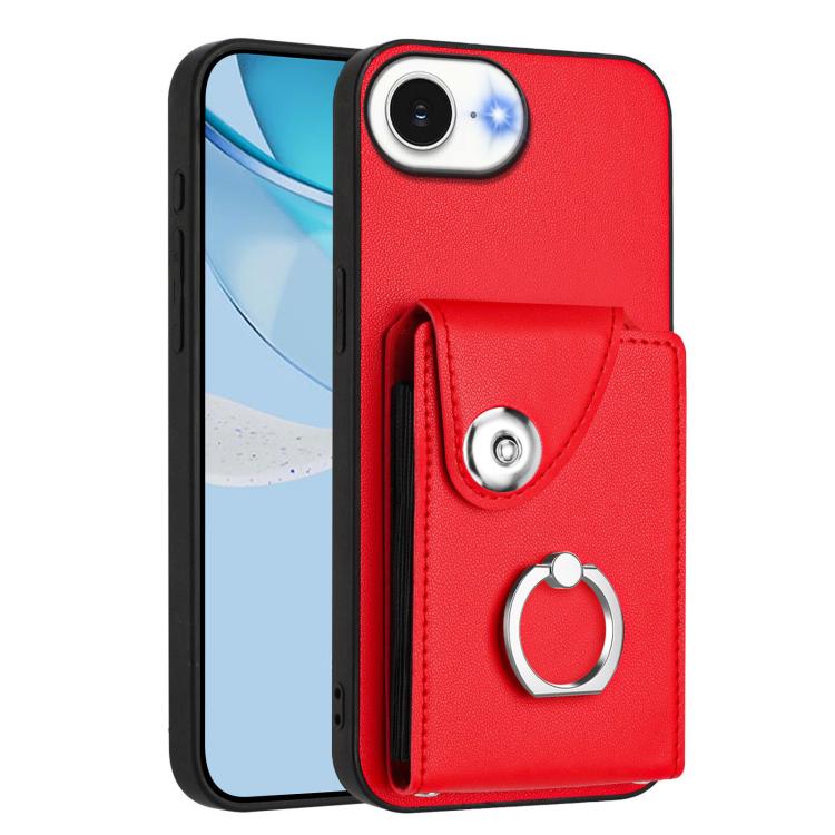 Organ Card Bag Ring Holder Phone Case, For iPhone 17 Pro Max, For iPhone 17 Pro, For iPhone 17, For iPhone Air