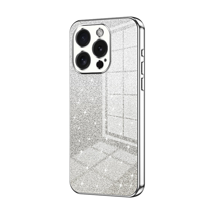 Gradient Glitter Powder Electroplated Phone Case, For iPhone 15 Pro Max, For iPhone 15 Pro, For iPhone 15 Plus