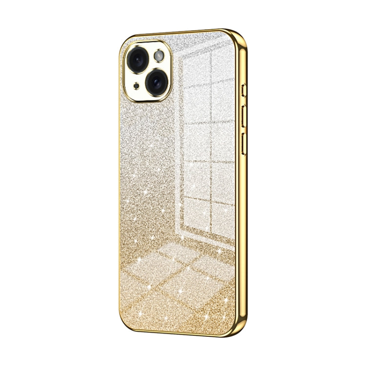 Gradient Glitter Powder Electroplated Phone Case, For iPhone 15 Pro Max, For iPhone 15 Pro, For iPhone 15 Plus