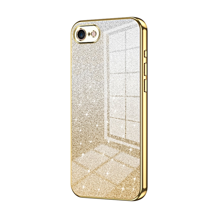 Gradient Glitter Powder Electroplated Phone Case, For iPhone 14 Pro, For iPhone 14 Pro Max, For iPhone SE 2022 / 2020 / 8 / 7
