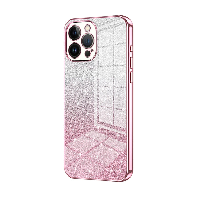 Gradient Glitter Powder Electroplated Phone Case, For iPhone 13 Pro Max, For iPhone 13 Pro, For iPhone 13