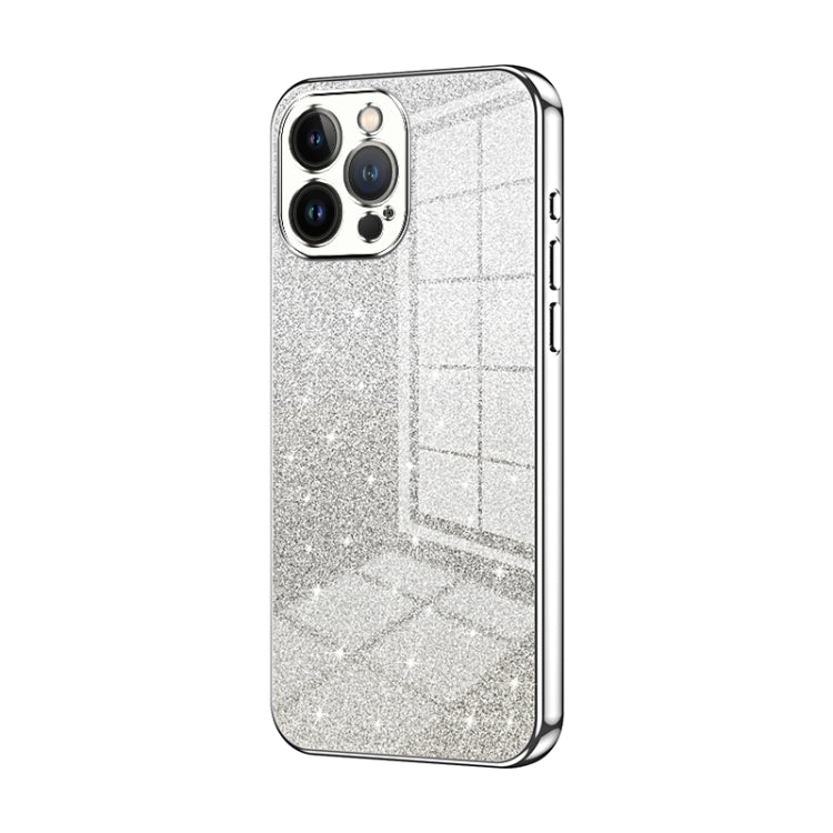 Gradient Glitter Powder Electroplated Phone Case, For iPhone 13 Pro Max, For iPhone 13 Pro, For iPhone 13