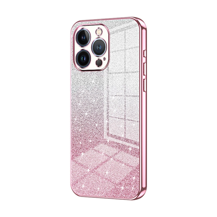 Gradient Glitter Powder Electroplated Phone Case, For iPhone 13 Pro Max, For iPhone 13 Pro, For iPhone 13