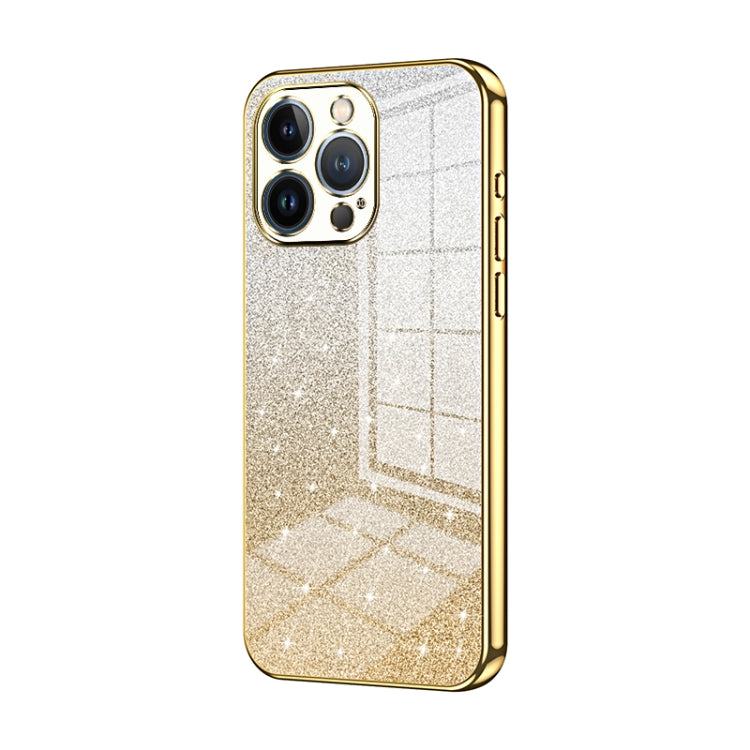 Gradient Glitter Powder Electroplated Phone Case, For iPhone 13 Pro Max, For iPhone 13 Pro, For iPhone 13