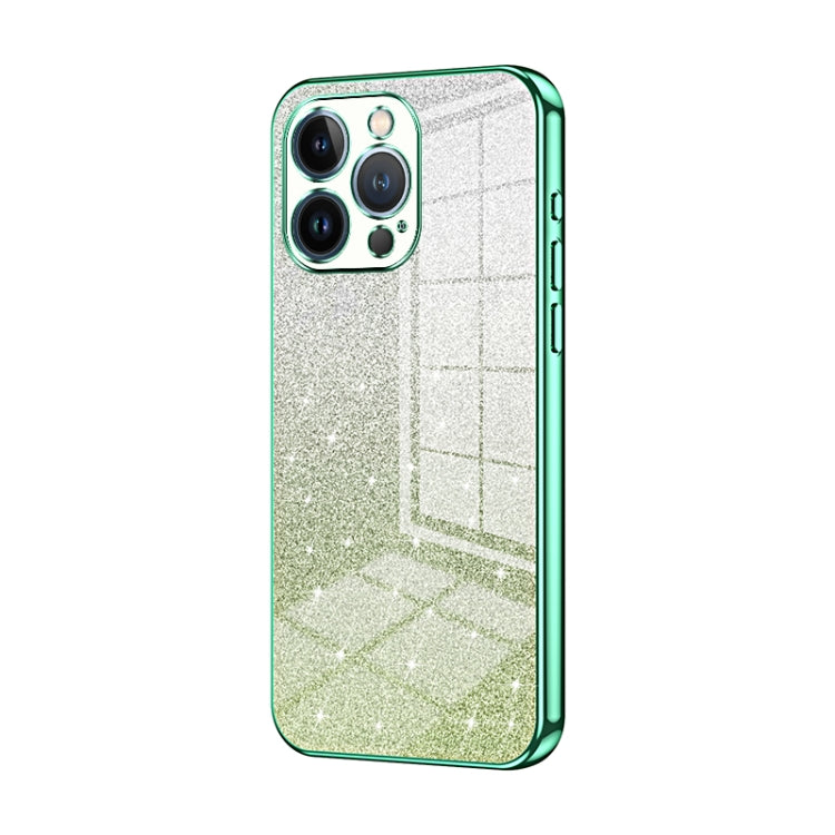 Gradient Glitter Powder Electroplated Phone Case, For iPhone 13 Pro Max, For iPhone 13 Pro, For iPhone 13