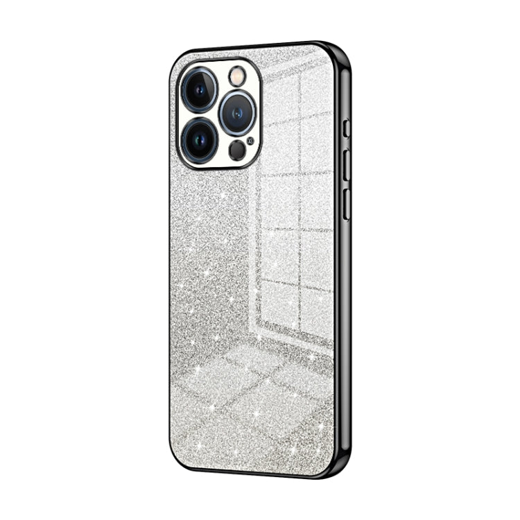 Gradient Glitter Powder Electroplated Phone Case, For iPhone 13 Pro Max, For iPhone 13 Pro, For iPhone 13