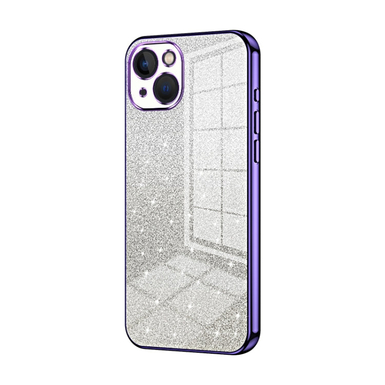 Gradient Glitter Powder Electroplated Phone Case, For iPhone 13 Pro Max, For iPhone 13 Pro, For iPhone 13