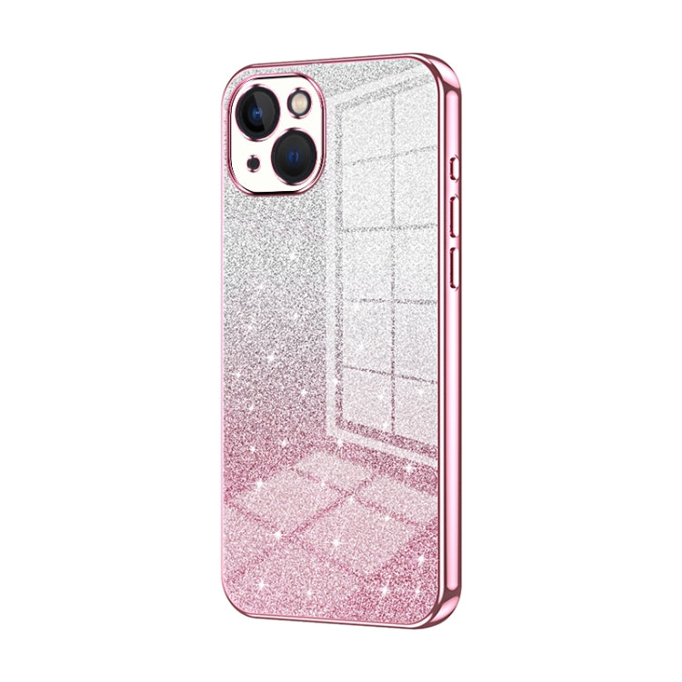 Gradient Glitter Powder Electroplated Phone Case, For iPhone 13 Pro Max, For iPhone 13 Pro, For iPhone 13