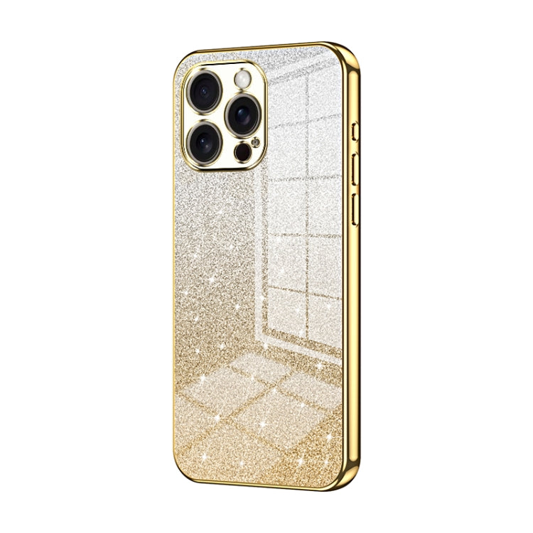 Gradient Glitter Powder Electroplated Phone Case, For iPhone Air, For iPhone 16e, For iPhone 16 Pro Max