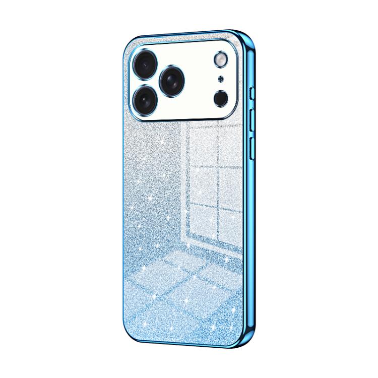 Gradient Glitter Powder Electroplated Phone Case, For iPhone 17 Pro Max, For iPhone 17 Pro, For iPhone 17