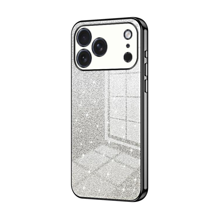 Gradient Glitter Powder Electroplated Phone Case, For iPhone 17 Pro Max, For iPhone 17 Pro, For iPhone 17
