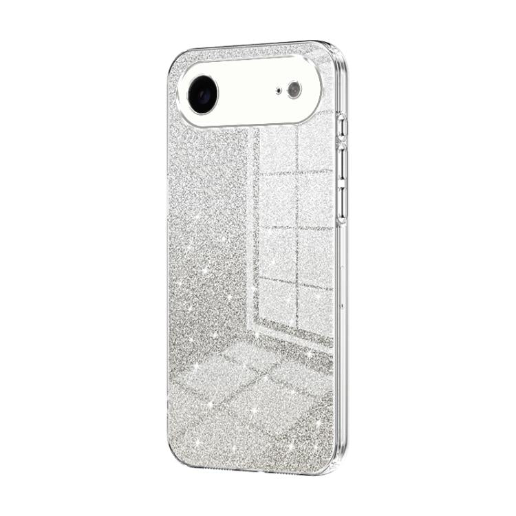 Gradient Glitter Powder Electroplated Phone Case, For iPhone Air, For iPhone 16e, For iPhone 16 Pro Max