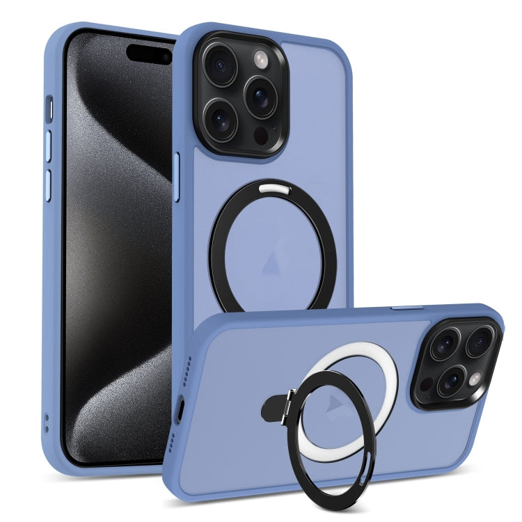 Skin-feel MagSafe Holder PC Hybrid TPU Phone Case, For iPhone 17e / 16e, For iPhone 16 Pro Max, For iPhone 16 Pro