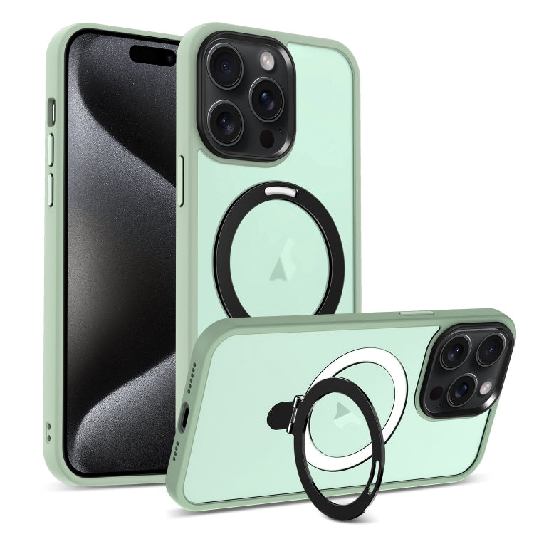 Skin-feel MagSafe Holder PC Hybrid TPU Phone Case, For iPhone 17e / 16e, For iPhone 16 Pro Max, For iPhone 16 Pro