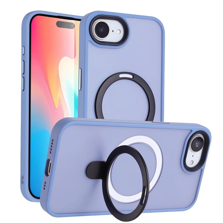 Skin-feel MagSafe Holder PC Hybrid TPU Phone Case, For iPhone 17e / 16e, For iPhone 16 Pro Max, For iPhone 16 Pro