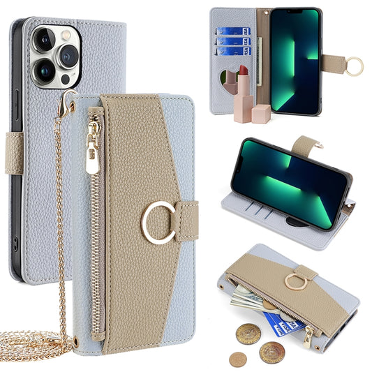 Crossbody Litchi Texture Leather Phone Case, For iPhone 13 Pro Max, For iPhone 13 Pro, For iPhone 13, For iPhone 12 / 12 Pro