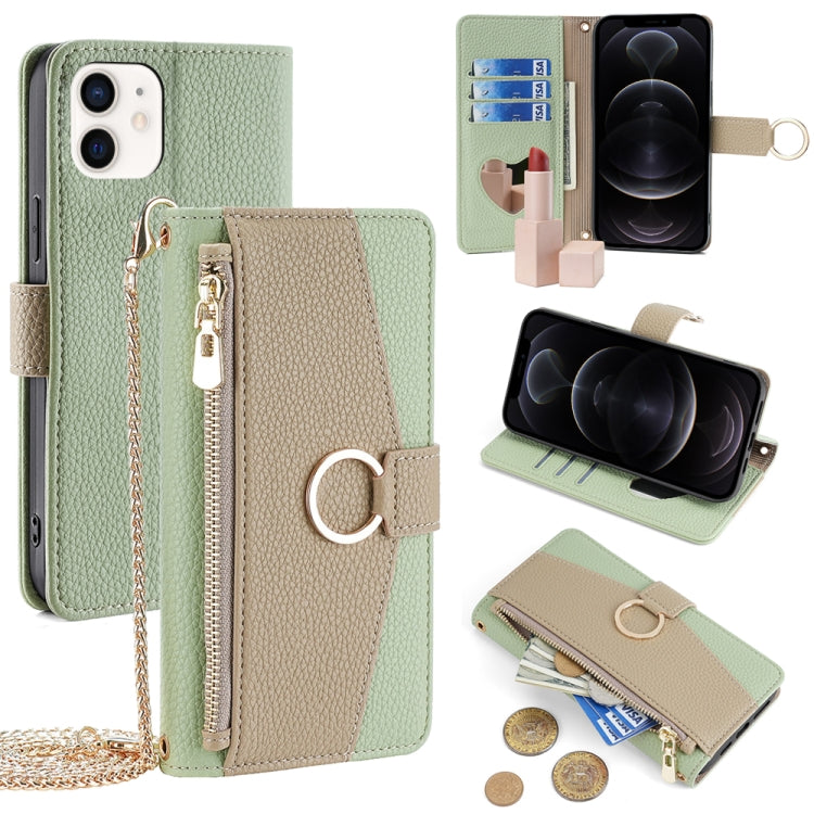 Crossbody Litchi Texture Leather Phone Case, For iPhone 13 Pro Max, For iPhone 13 Pro, For iPhone 13, For iPhone 12 / 12 Pro