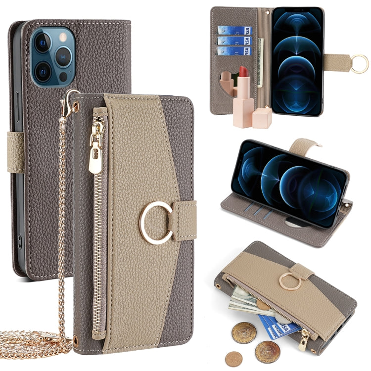 Crossbody Litchi Texture Leather Phone Case, For iPhone 12 Pro Max, For iPhone SE 2020 / 8 / 7, For iPhone 11 Pro Max, For iPhone 11