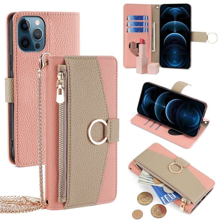 Crossbody Litchi Texture Leather Phone Case, For iPhone 12 Pro Max, For iPhone SE 2020 / 8 / 7, For iPhone 11 Pro Max, For iPhone 11