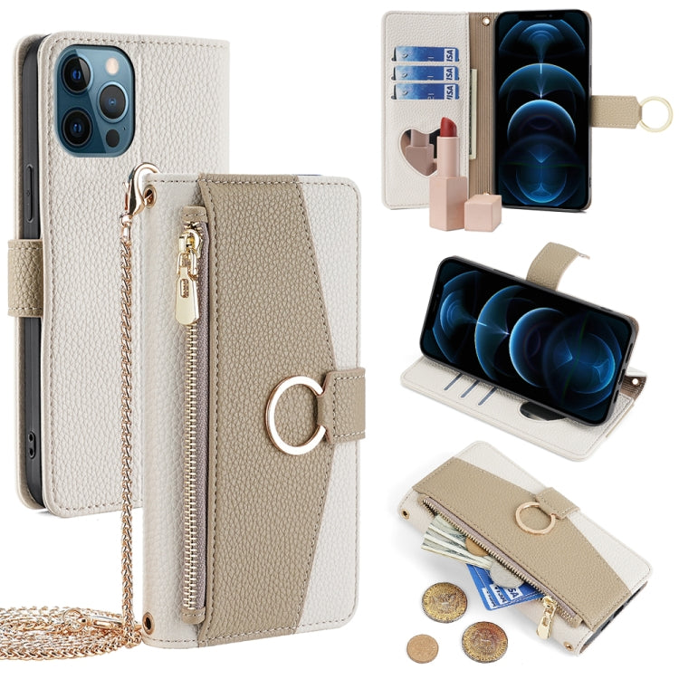 Crossbody Litchi Texture Leather Phone Case, For iPhone 12 Pro Max, For iPhone SE 2020 / 8 / 7, For iPhone 11 Pro Max, For iPhone 11