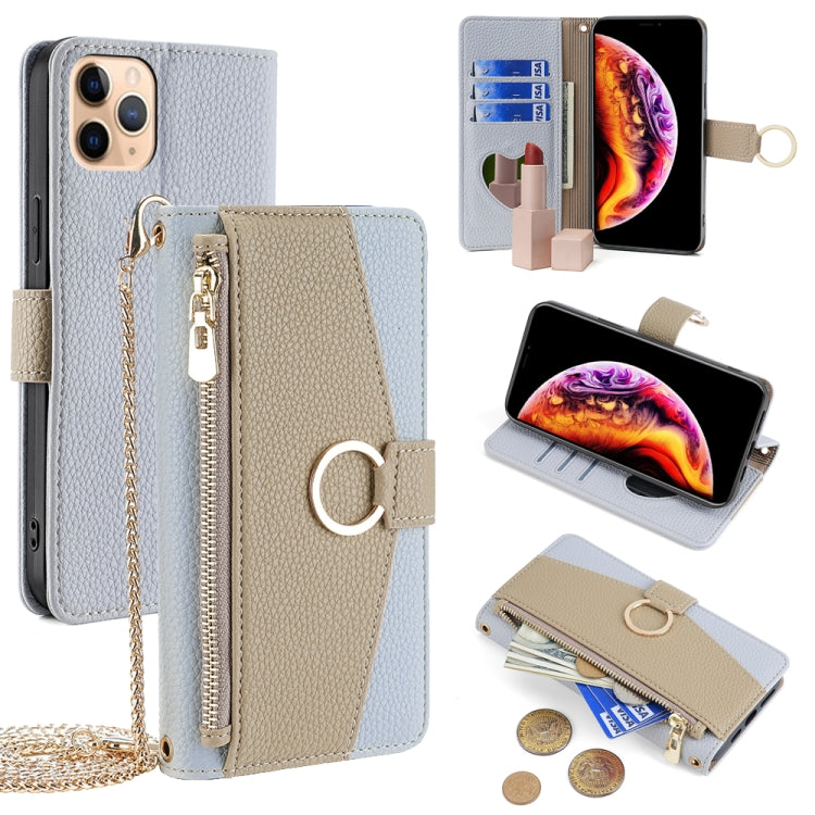 Crossbody Litchi Texture Leather Phone Case, For iPhone 12 Pro Max, For iPhone SE 2020 / 8 / 7, For iPhone 11 Pro Max, For iPhone 11