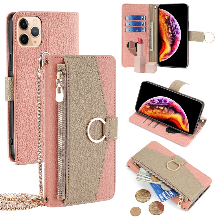 Crossbody Litchi Texture Leather Phone Case, For iPhone 12 Pro Max, For iPhone SE 2020 / 8 / 7, For iPhone 11 Pro Max, For iPhone 11