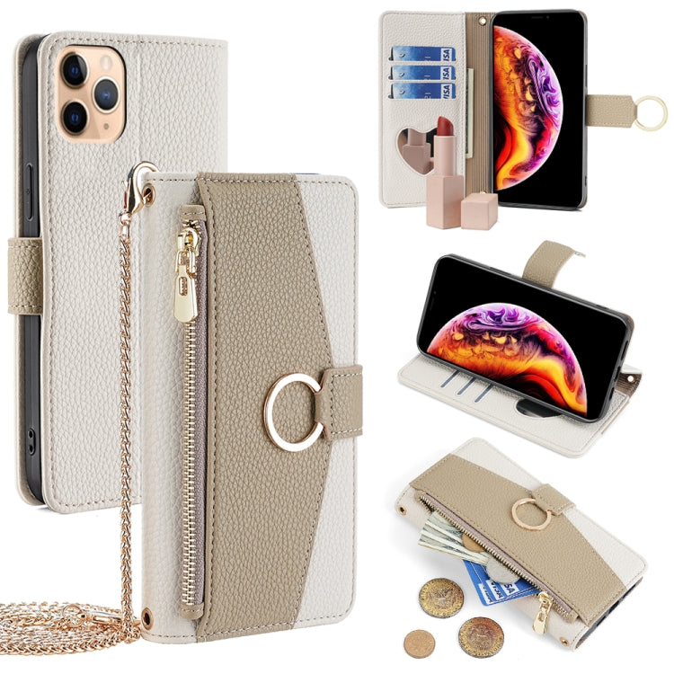Crossbody Litchi Texture Leather Phone Case, For iPhone 12 Pro Max, For iPhone SE 2020 / 8 / 7, For iPhone 11 Pro Max, For iPhone 11