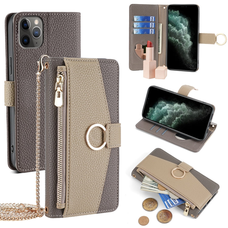 Crossbody Litchi Texture Leather Phone Case, For iPhone 11 Pro, For iPhone X / XS, For iPhone XR, For iPhone XS Max