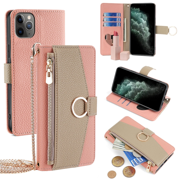 Crossbody Litchi Texture Leather Phone Case, For iPhone 11 Pro, For iPhone X / XS, For iPhone XR, For iPhone XS Max