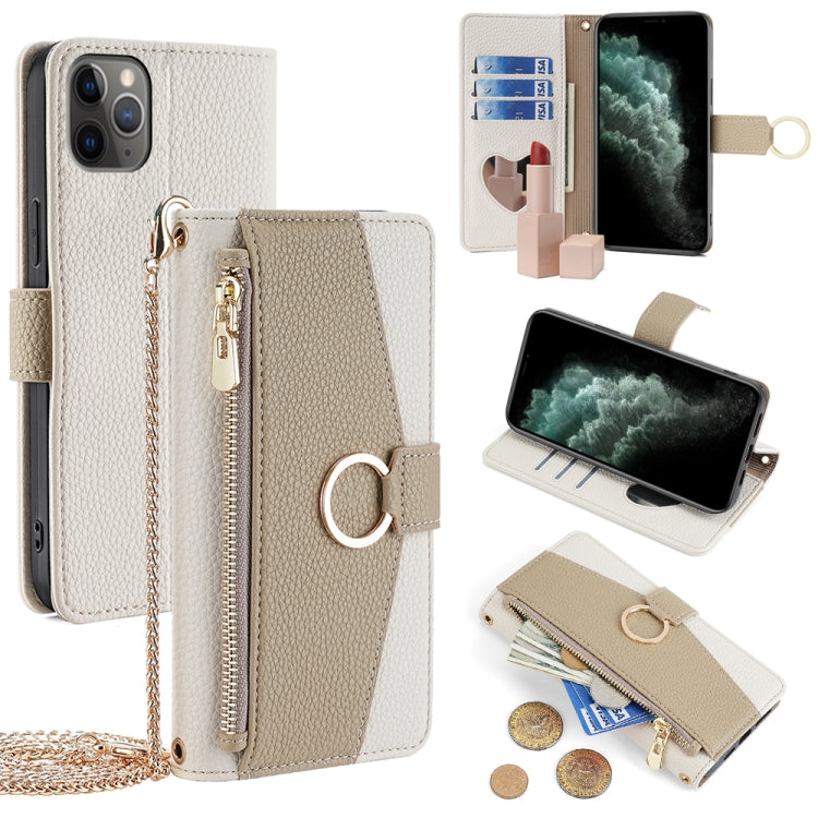 Crossbody Litchi Texture Leather Phone Case, For iPhone 11 Pro, For iPhone X / XS, For iPhone XR, For iPhone XS Max