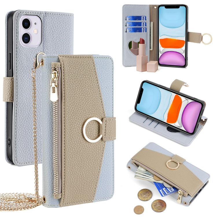 Crossbody Litchi Texture Leather Phone Case, For iPhone 12 Pro Max, For iPhone SE 2020 / 8 / 7, For iPhone 11 Pro Max, For iPhone 11