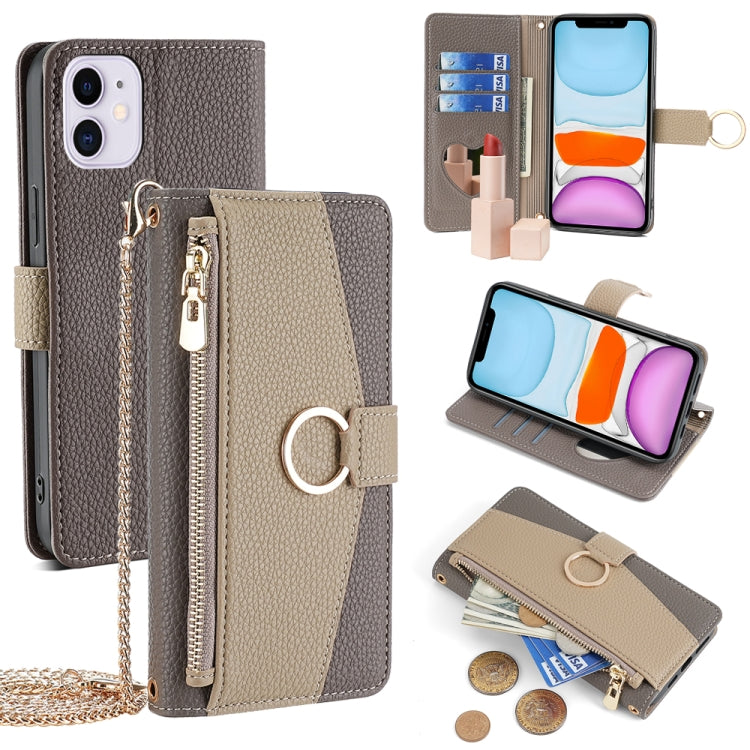 Crossbody Litchi Texture Leather Phone Case, For iPhone 12 Pro Max, For iPhone SE 2020 / 8 / 7, For iPhone 11 Pro Max, For iPhone 11