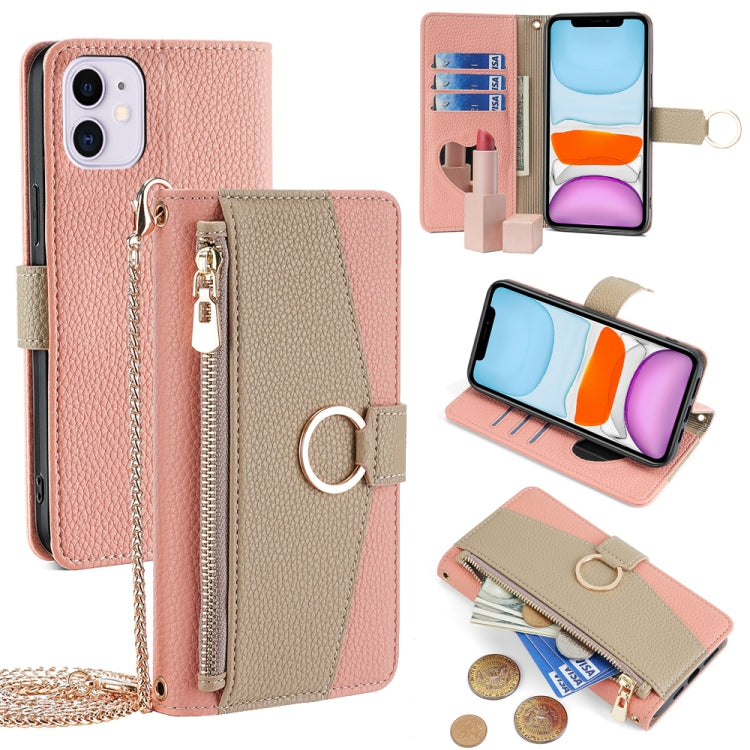 Crossbody Litchi Texture Leather Phone Case, For iPhone 12 Pro Max, For iPhone SE 2020 / 8 / 7, For iPhone 11 Pro Max, For iPhone 11
