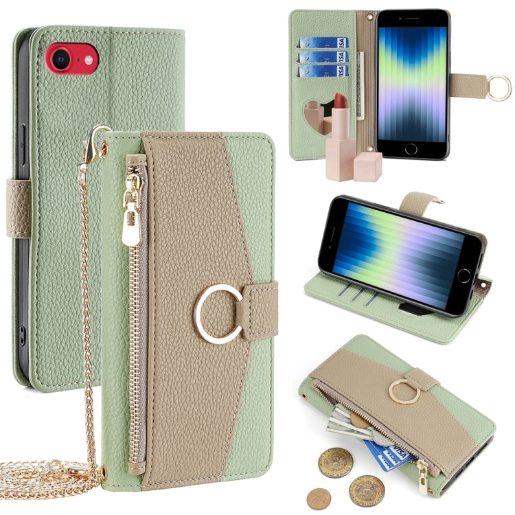 Crossbody Litchi Texture Leather Phone Case, For iPhone 12 Pro Max, For iPhone SE 2020 / 8 / 7, For iPhone 11 Pro Max, For iPhone 11