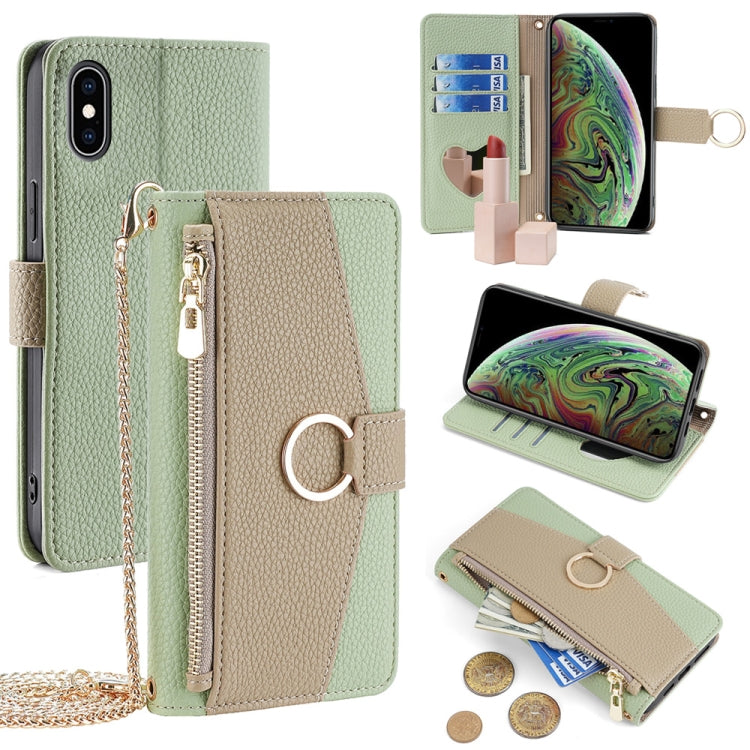 Crossbody Litchi Texture Leather Phone Case, For iPhone 11 Pro, For iPhone X / XS, For iPhone XR, For iPhone XS Max