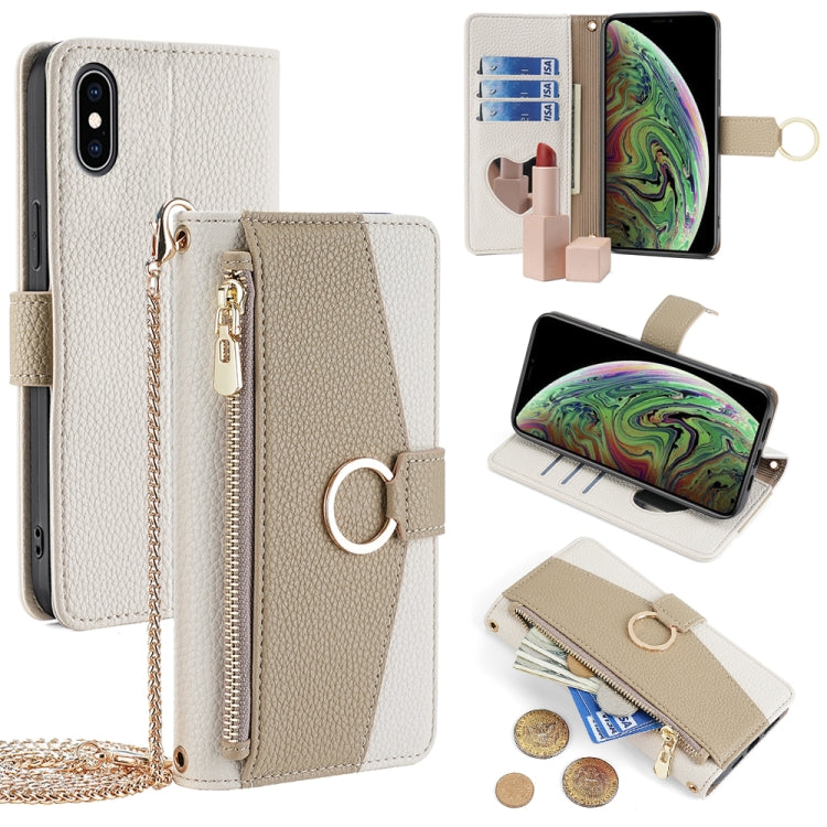 Crossbody Litchi Texture Leather Phone Case, For iPhone 11 Pro, For iPhone X / XS, For iPhone XR, For iPhone XS Max