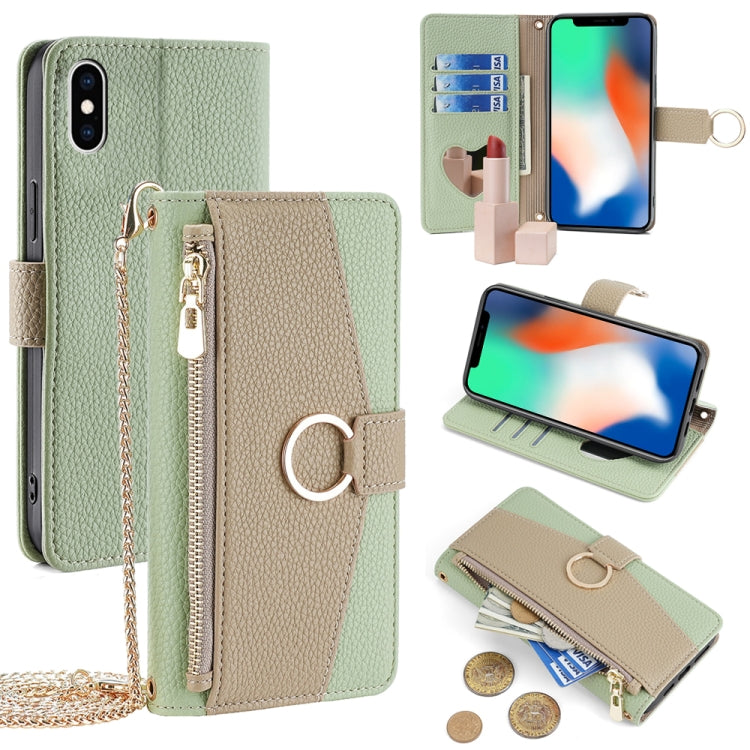 Crossbody Litchi Texture Leather Phone Case, For iPhone 11 Pro, For iPhone X / XS, For iPhone XR, For iPhone XS Max