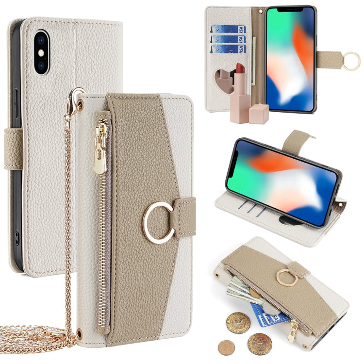 Crossbody Litchi Texture Leather Phone Case, For iPhone 11 Pro, For iPhone X / XS, For iPhone XR, For iPhone XS Max
