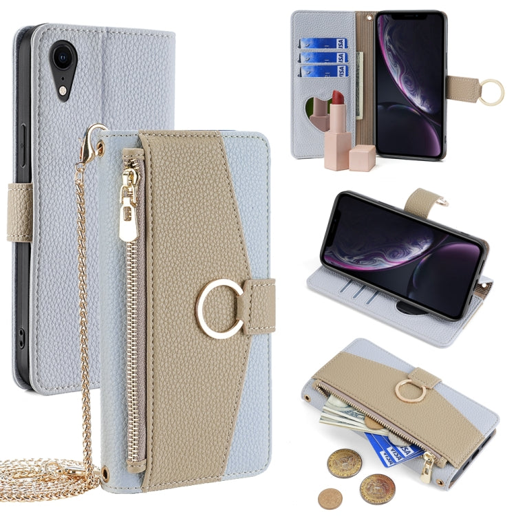 Crossbody Litchi Texture Leather Phone Case, For iPhone 11 Pro, For iPhone X / XS, For iPhone XR, For iPhone XS Max