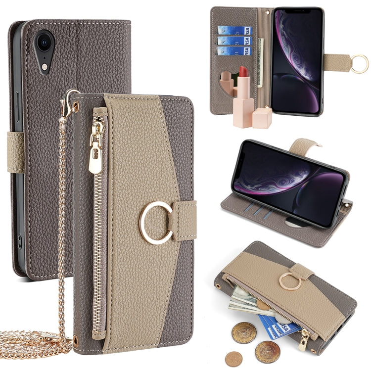 Crossbody Litchi Texture Leather Phone Case, For iPhone 11 Pro, For iPhone X / XS, For iPhone XR, For iPhone XS Max