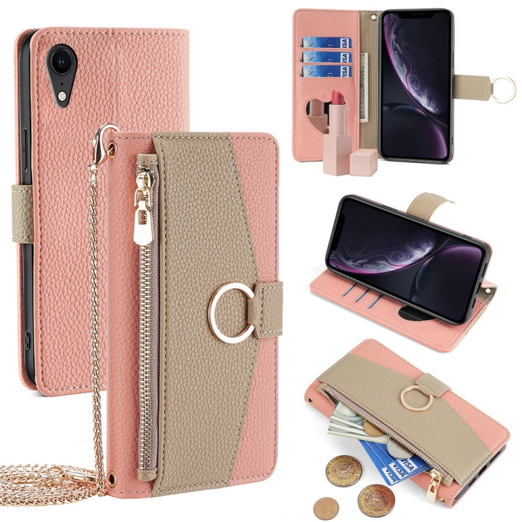 Crossbody Litchi Texture Leather Phone Case, For iPhone 11 Pro, For iPhone X / XS, For iPhone XR, For iPhone XS Max