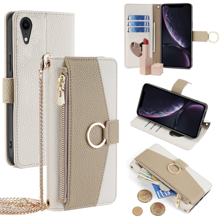 Crossbody Litchi Texture Leather Phone Case, For iPhone 11 Pro, For iPhone X / XS, For iPhone XR, For iPhone XS Max
