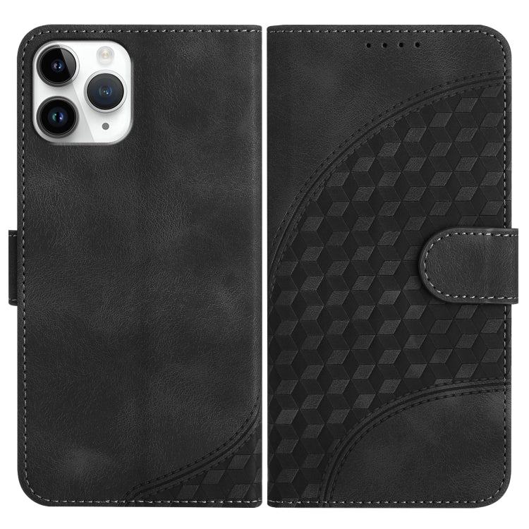 YX0060 Elephant Head Embossed Phone Leather Case with Lanyard, For iPhone 11 Pro, For iPhone XS / X, For iPhone XR