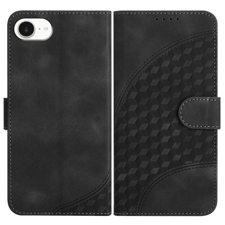 YX0060 Elephant Head Embossed Phone Leather Case with Lanyard, For iPhone 17 Pro Max, For iPhone 17 Pro, For iPhone 17