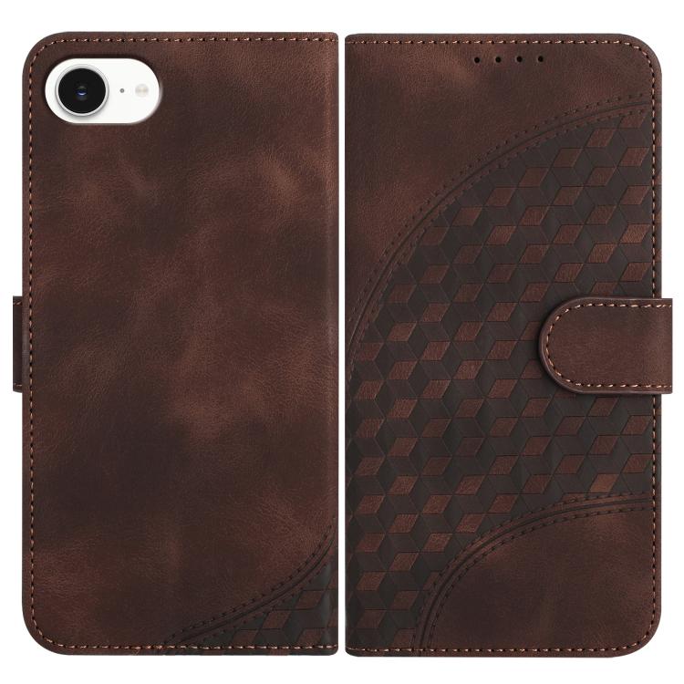 YX0060 Elephant Head Embossed Phone Leather Case with Lanyard, For iPhone 17 Pro Max, For iPhone 17 Pro, For iPhone 17
