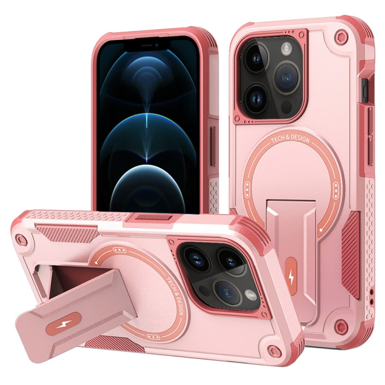 Armor Magsafe Holder PC Hybrid TPU Phone Case, For iPhone 12 Pro Max